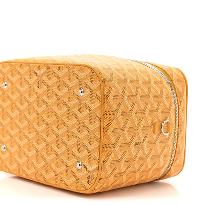 Goyardine Muse Vanity Case Yellow