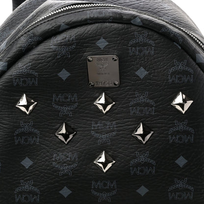 Visetos Medium Sprinkle Stud Stark Backpack Black
