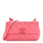 Caviar Quilted My Everything Small Flap Pink