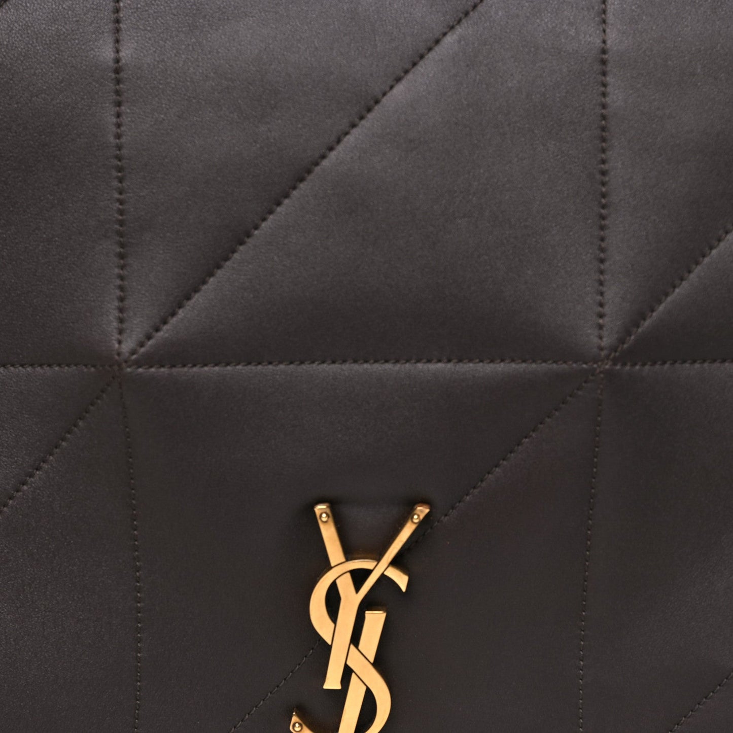Lambskin Matelasse Monogram Large Jamie 4.3 Dark Sweet Chocolate