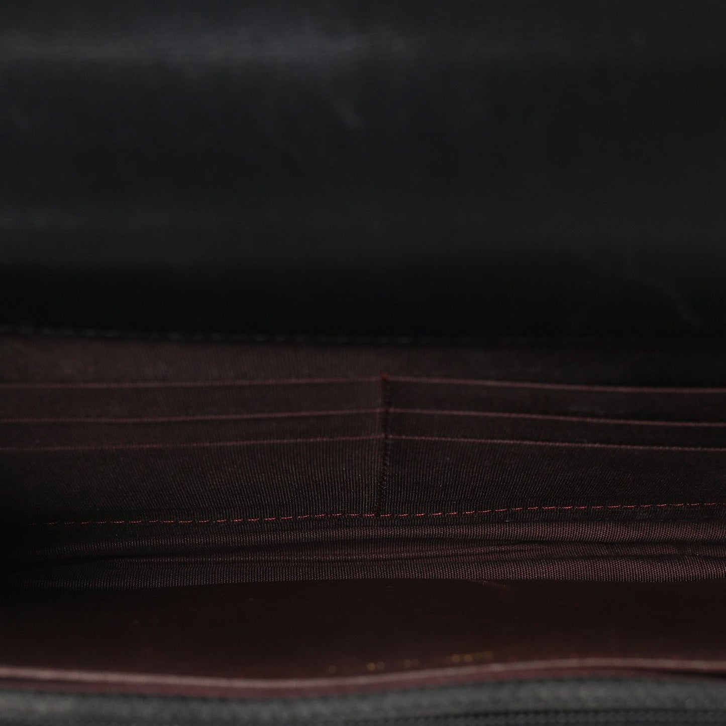 Lambskin Quilted Trendy CC Wallet On Chain WOC Black