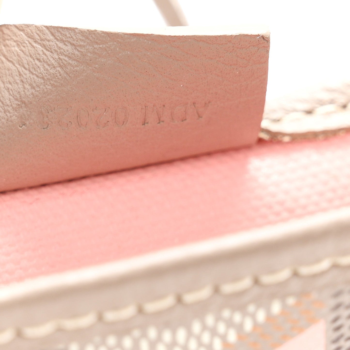 Goyardine Poitiers Claire Voie Tote Grege Powder Pink