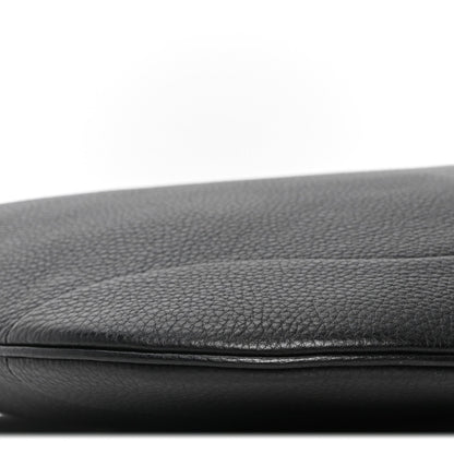 Soft Grained Calfskin Maxi B Hobo Black
