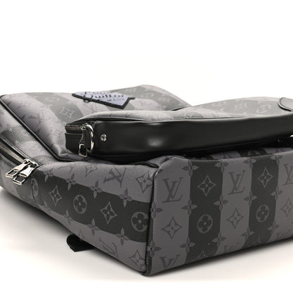 X NIGO Monogram Eclipse Stripes LV Heart Modular Utilitary Backpack