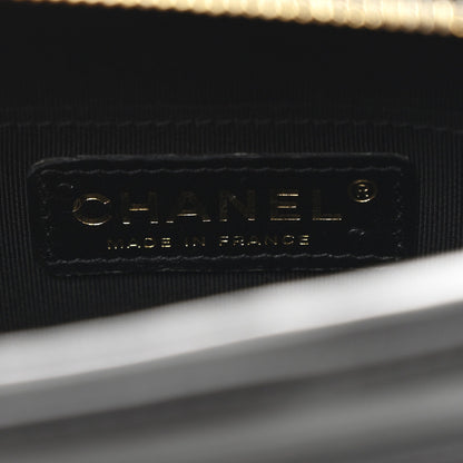 Calfskin CC Clock Camera Case Black
