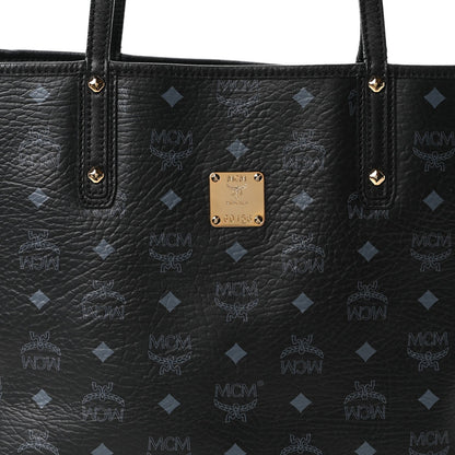Visetos Medium Liz Reversible Shopper Tote Black