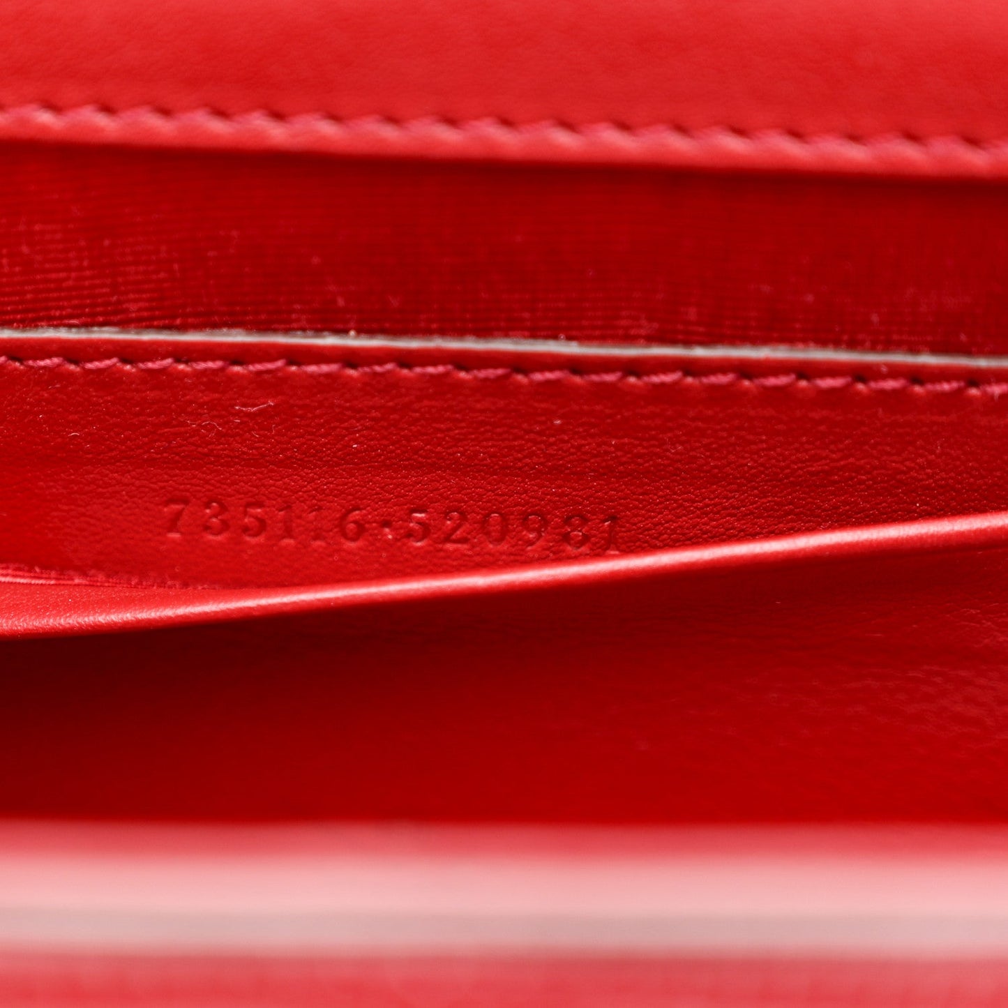 Moire Fabric Calfskin Rhinestone Monogram Monochrome Lizard Embossed Mini Bamboo 1947 Top Handle Chain Bag Red