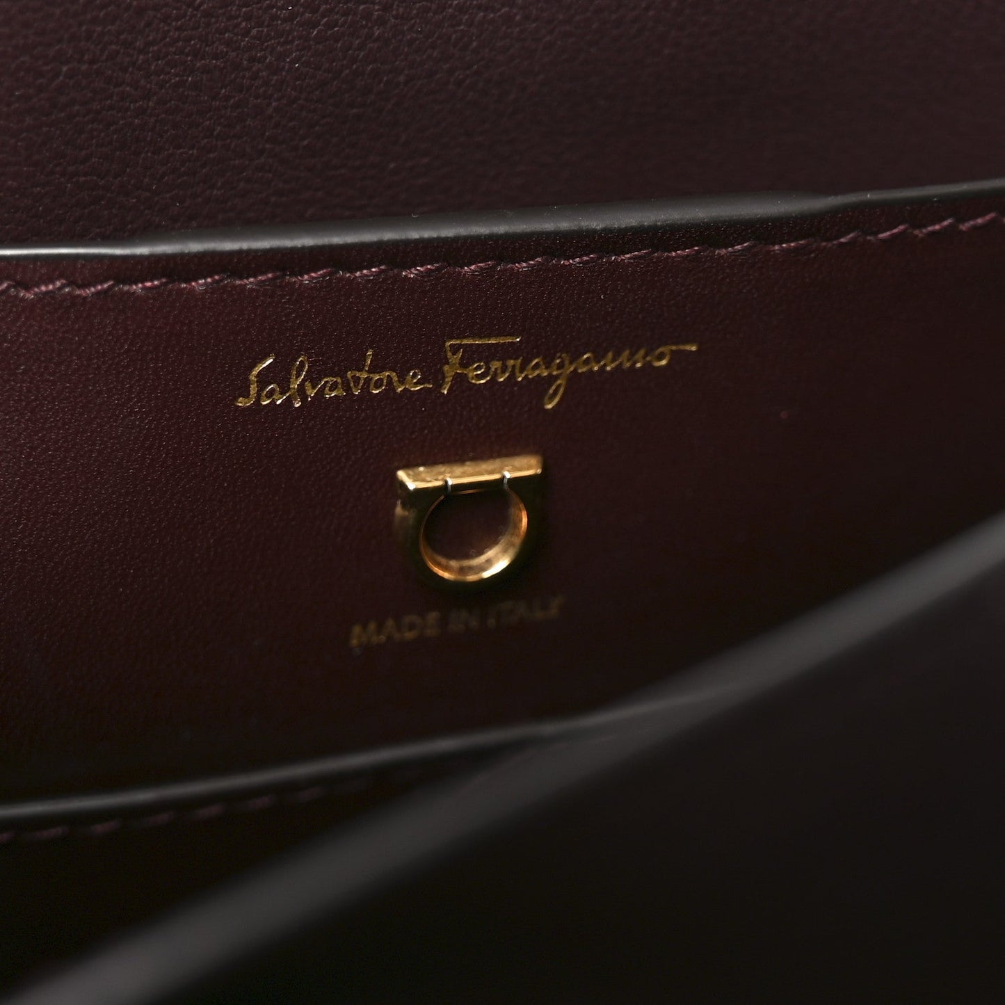 Calfskin Canvas Margot Top Handle Satchel Burgundy