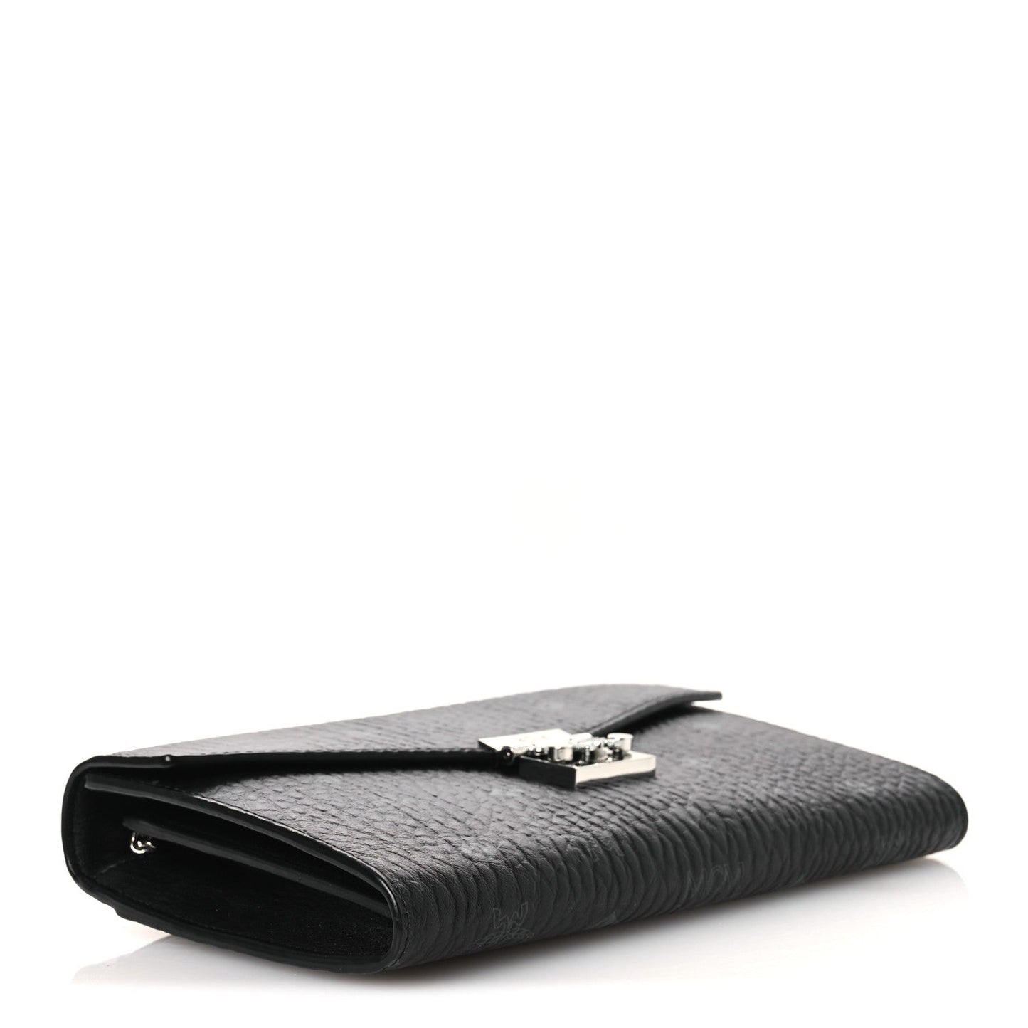 Visetos Medium Patricia Wallet On Chain Black