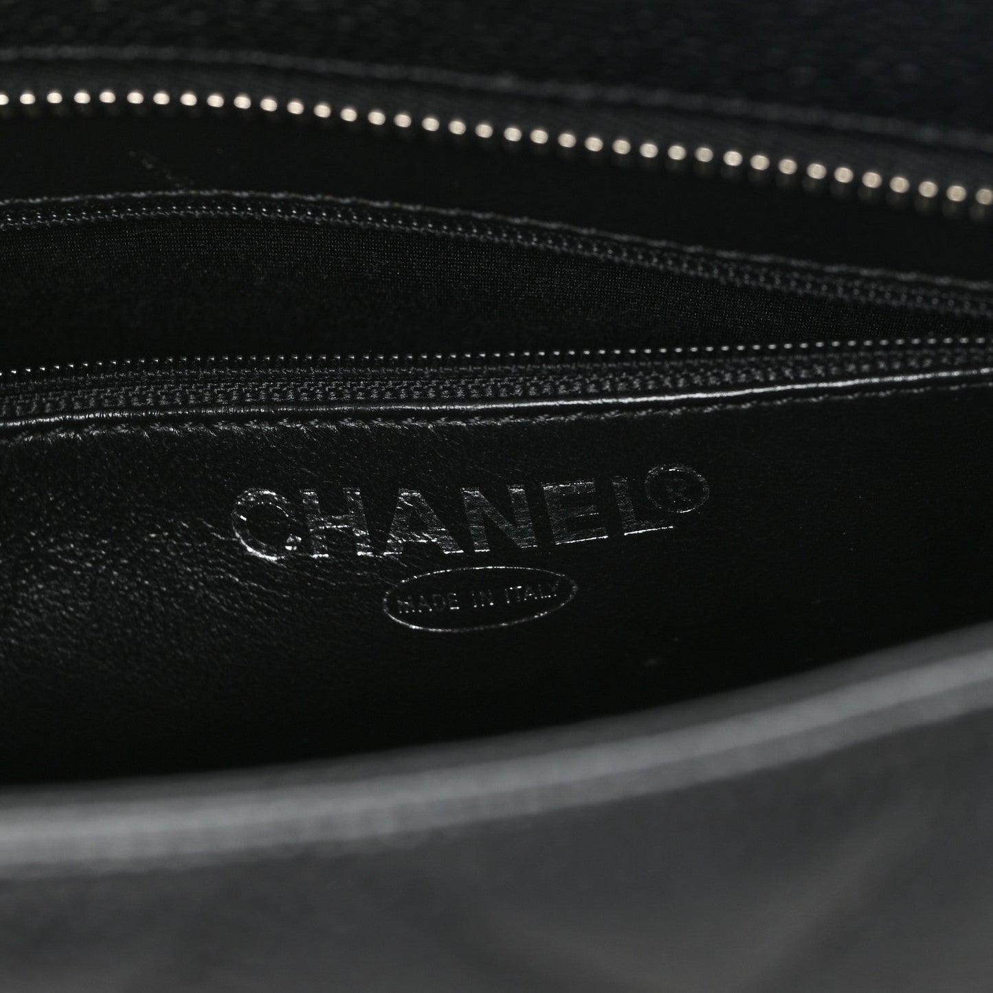 Caviar Quilted Medallion Tote Black