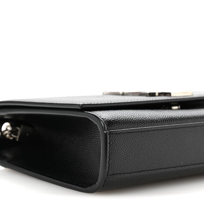 Grain De Poudre Small Monogram Kate Satchel Black