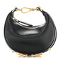 Vitello Grace Matte Nano Fendigraphy Hobo Charm Black