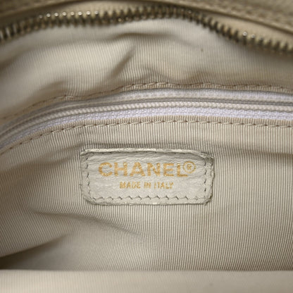 Caviar Quilted Petit Timeless Tote PTT Beige