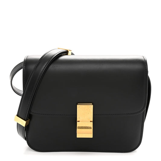Box Calfskin Teen Classic Box Flap Black