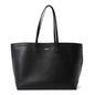 Grainy Calfskin Medium London Tote Bag Black