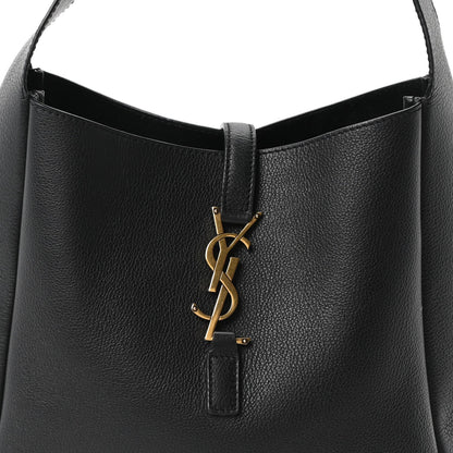 Smooth Calfskin Small Le 5 A 7 Soft Hobo Black