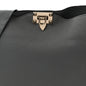 Pebbled Calfskin Small Rockstud Flip-Lock Messenger Bag Light Stone