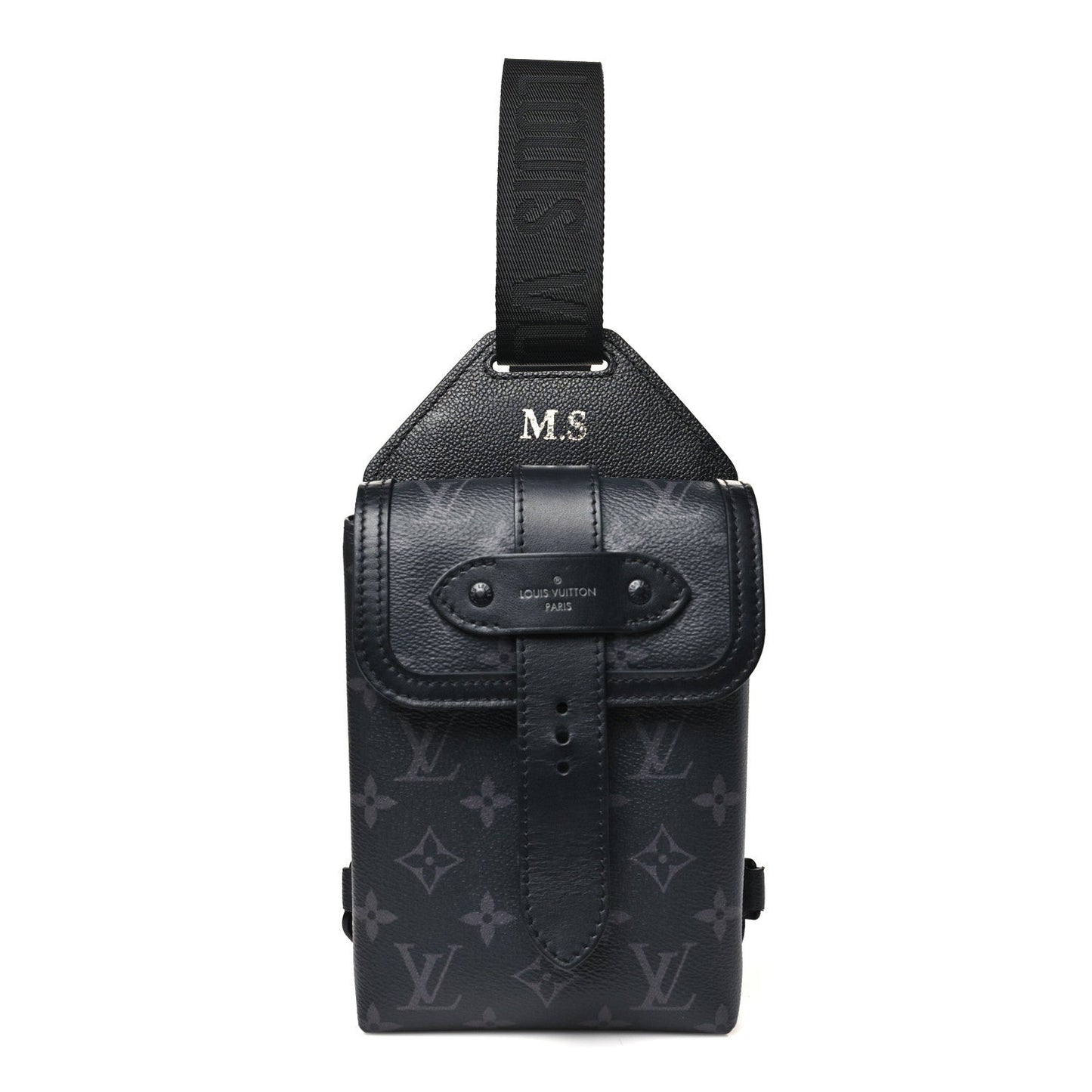 Monogram Eclipse Saumur Slingbag Black