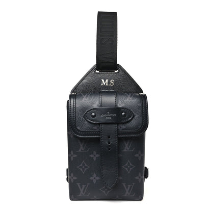 Monogram Eclipse Saumur Slingbag Black