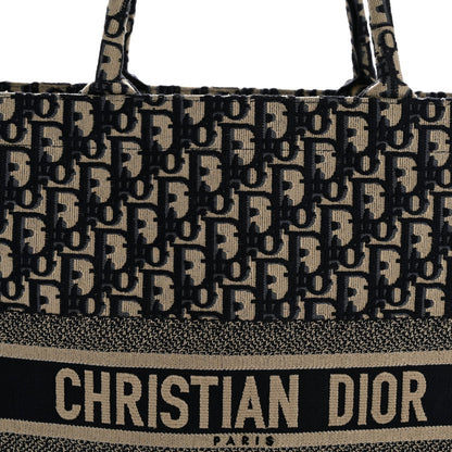 Oblique Large Book Tote Blue Multicolor