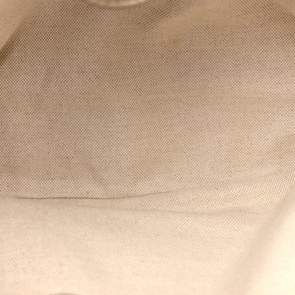 Metallic Pebbled Calfskin Medium Bamboo Shopper Tote Golden Beige