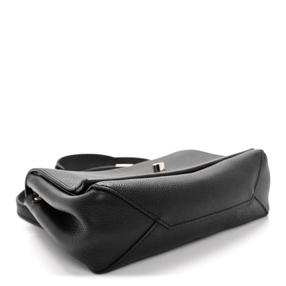 Calfskin Lockme II Chain Bag BB Black