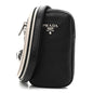 Vitello Daino Soft Mini Crossbody Bag Black