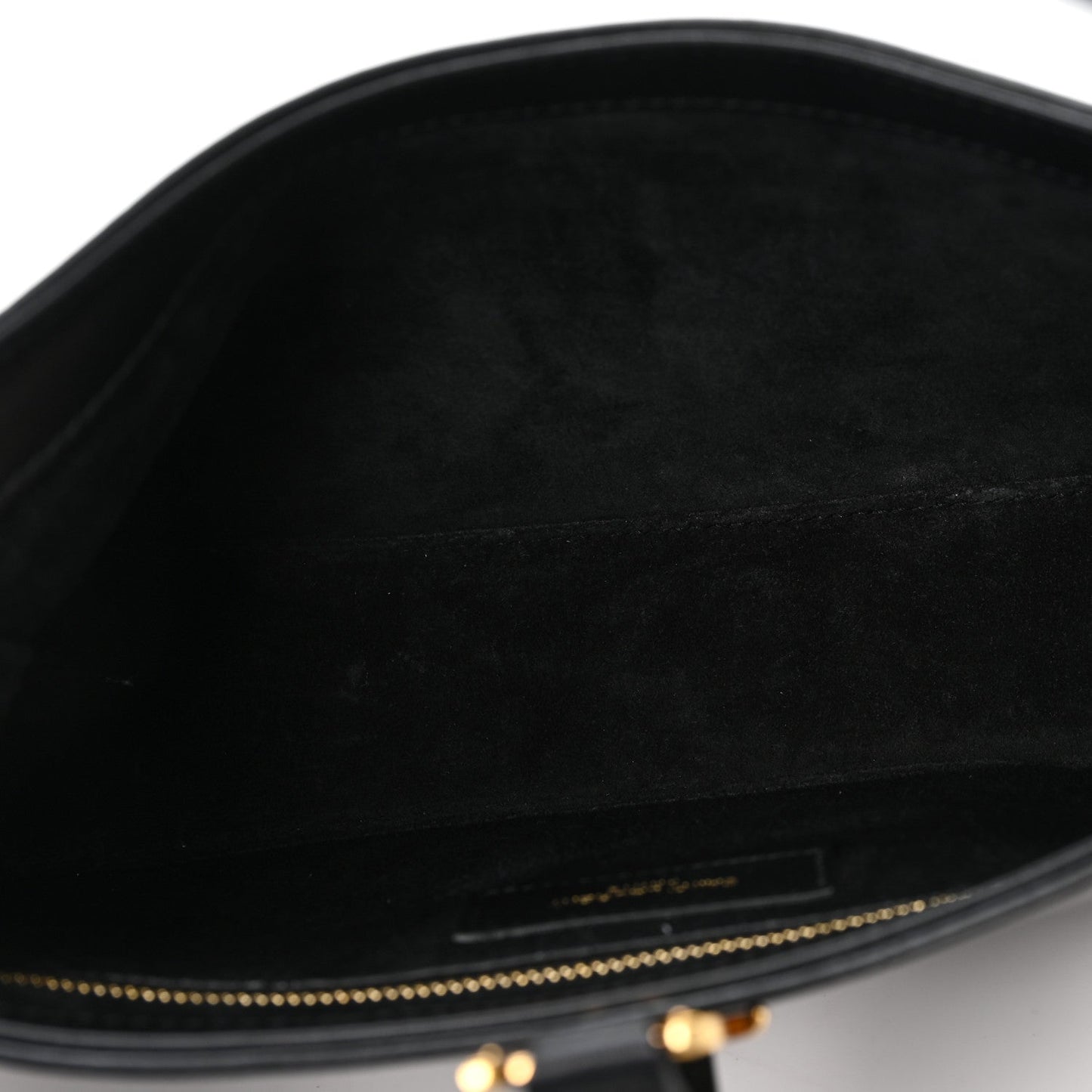 Smooth Calfskin Le 5 A 7 Hobo Black