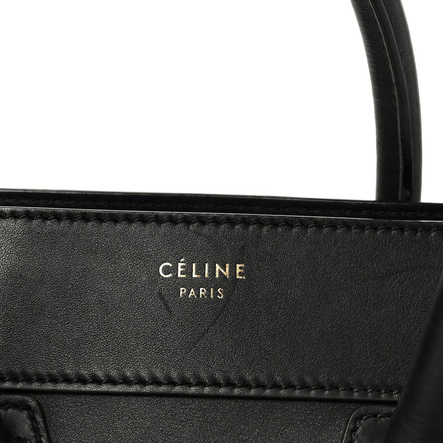 Smooth Calfskin Mini Luggage Black