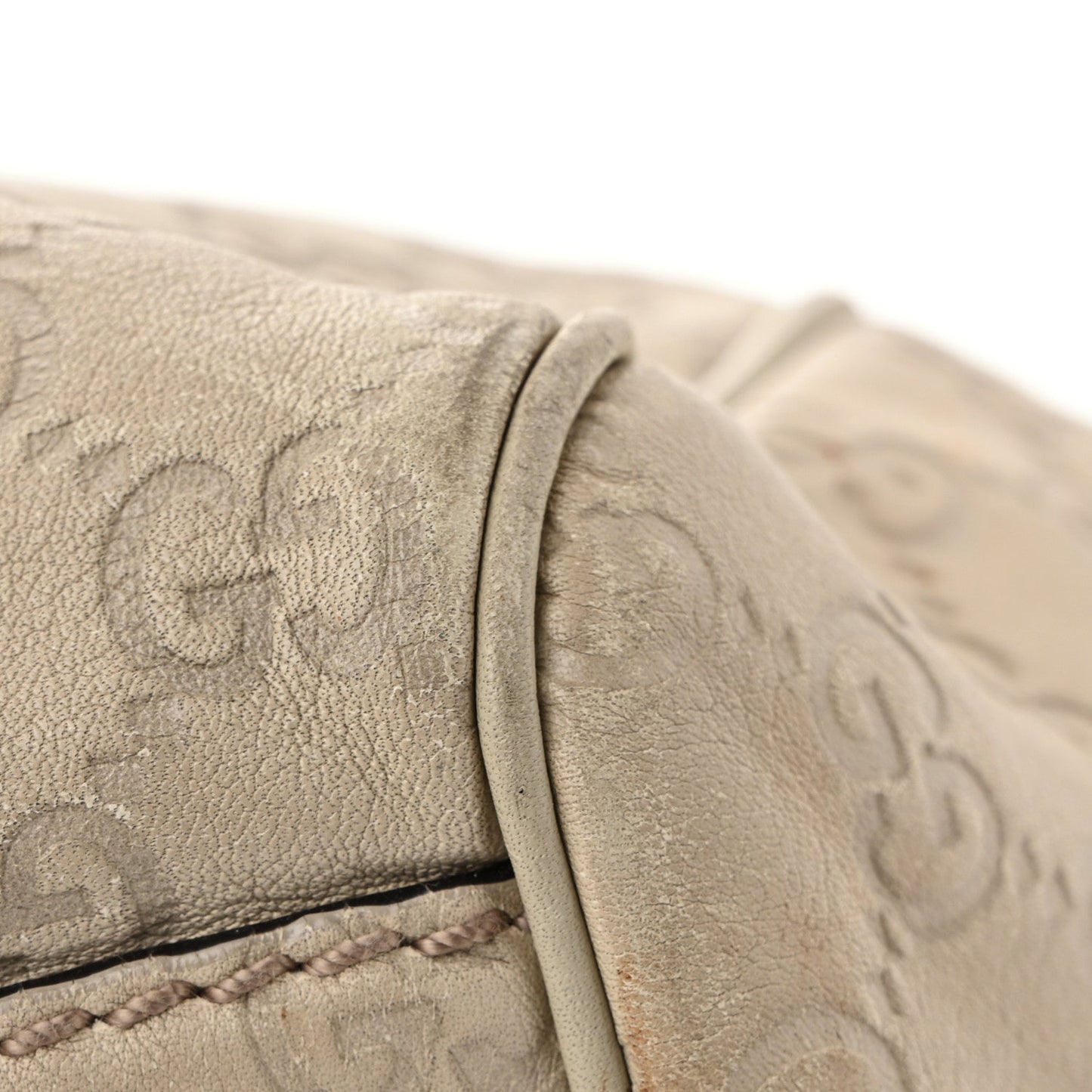 Guccissima Medium Sukey Tote Mystic White