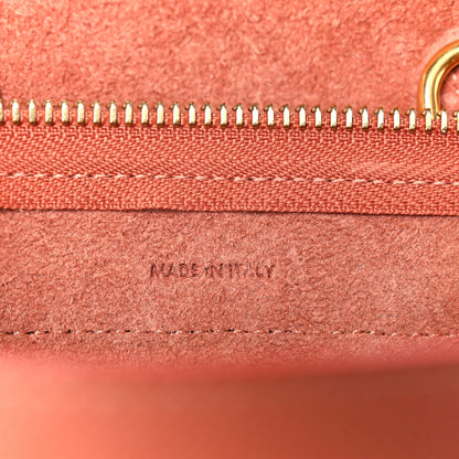 Grained Calfskin Nano Belt Bag Terracotta