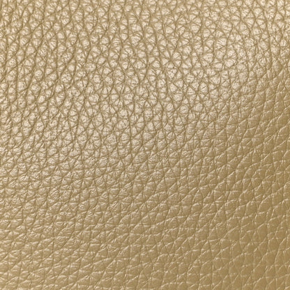 Small Classic Grain Silky Calfskin Lily Tote Linen Green