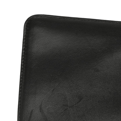 Suede Quilted Crystal Pearl CC Flap Black