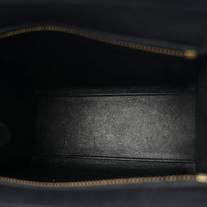 Smooth Calfskin Nano Luggage Black