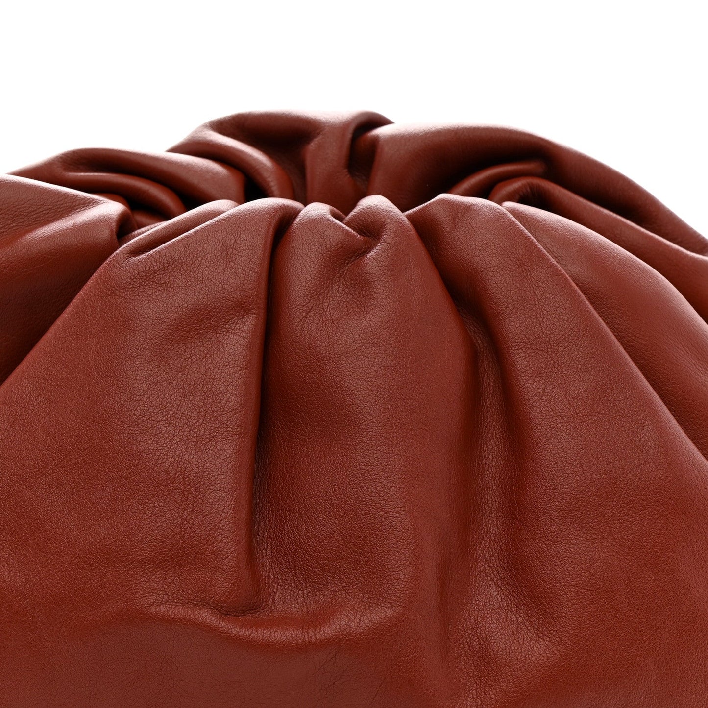 Smooth Butter Calf The Pouch Oversized Clutch Bordeaux