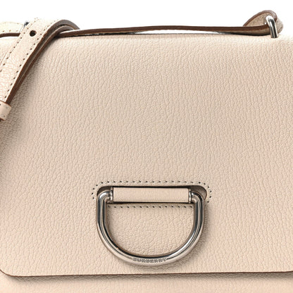 Goatskin Small D-Ring Bag Beige