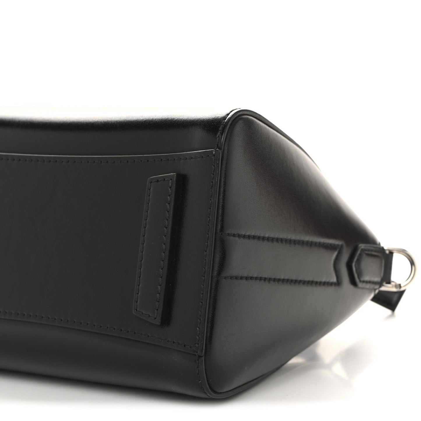 Shiny Lord Calfskin Mini Antigona Black
