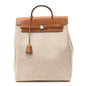 Toile Vache Calfskin Herbag 30 PM Backpack Natural
