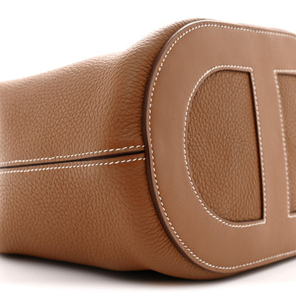 Taurillon Clemence Swift In-The-Loop 23 Bag Gold