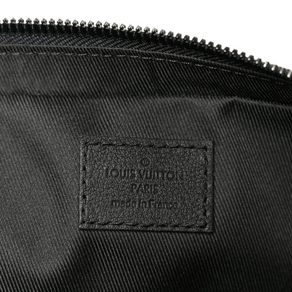 Calfskin Monogram Shadow Trio Messenger Black