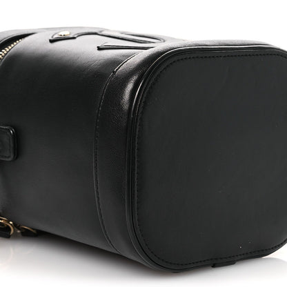 Lambskin Timeless Vanity Cosmetic Case Black