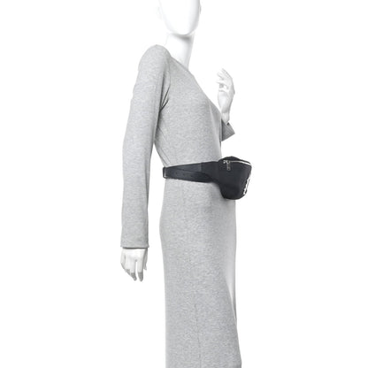 Canvas Monogram Belt Bag Black