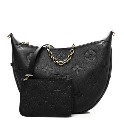 Empreinte Monogram Giant Loop Hobo Black