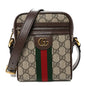 GG Supreme Monogram Web Mini Ophidia Messenger Brown