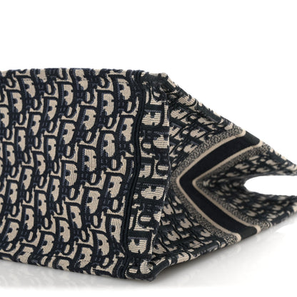 Oblique Large Book Tote Blue Multicolor