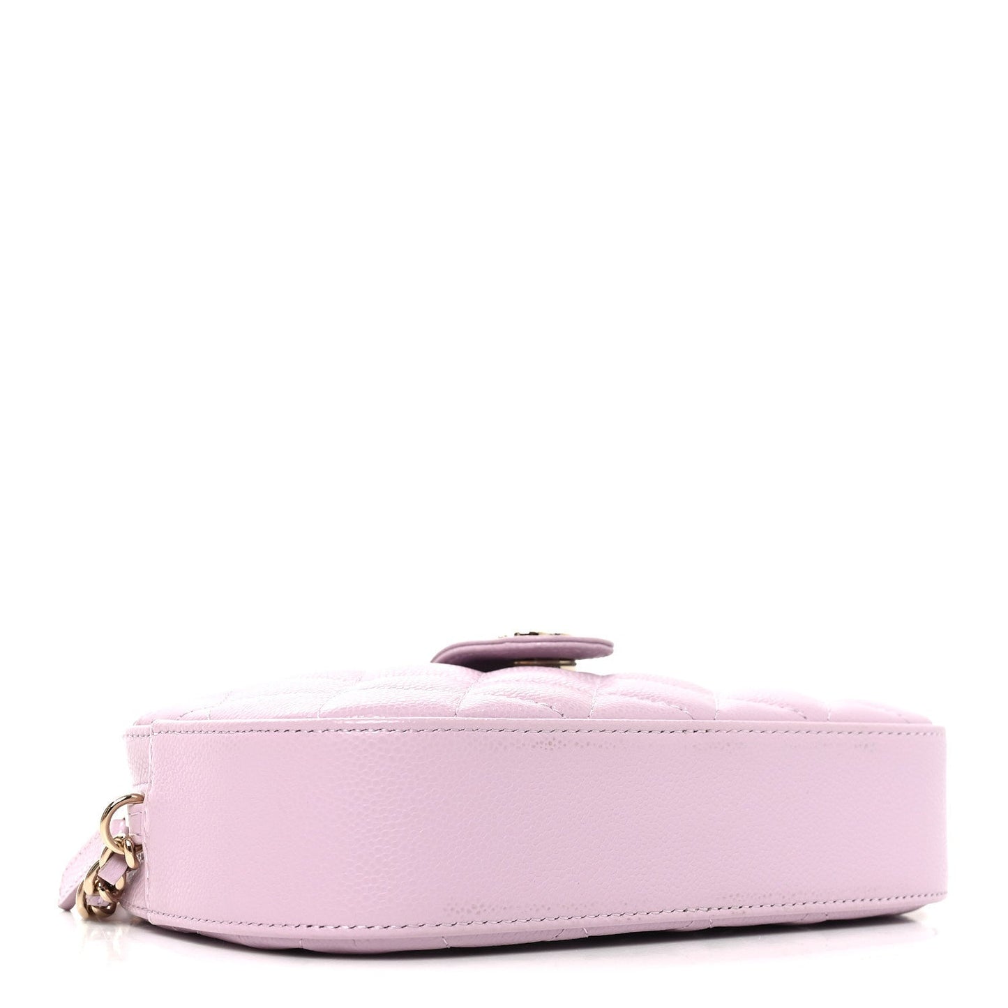 Caviar Quilted Chain Camera Bag Light Purple
