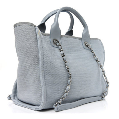Mixed Fibers Small Deauville Tote Light Blue