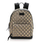 GG Supreme Monogram Bees Print Small Day Backpack Beige Oro Black