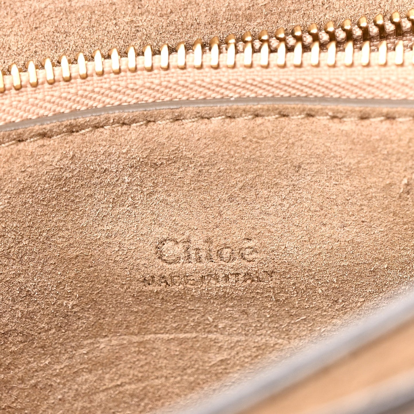 Calfskin Suede Medium Faye Shoulder Bag Motty Grey