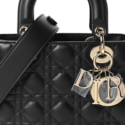 Lambskin Cannage Small My ABCDior Lady Dior Black